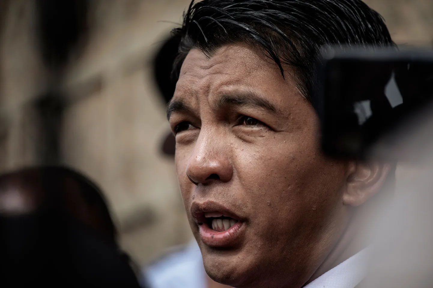 Madagaskari president Andry Rajoelina.