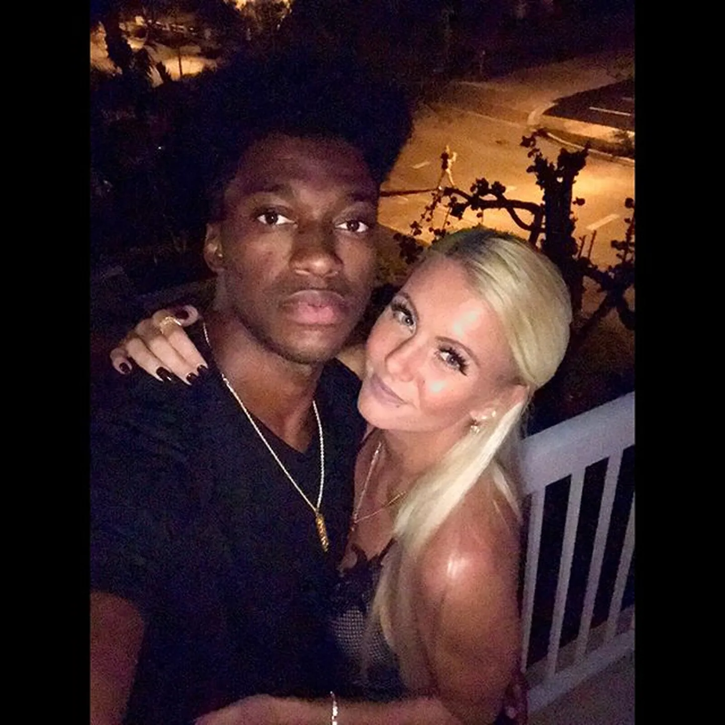 Grete Griffin koos profisportlasest abikaasa Robert Griffin III-ga.
