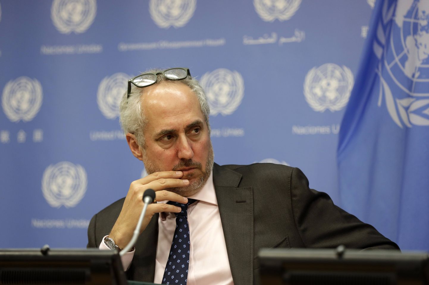ÜRO pressiesindaja Stéphane Dujarric.