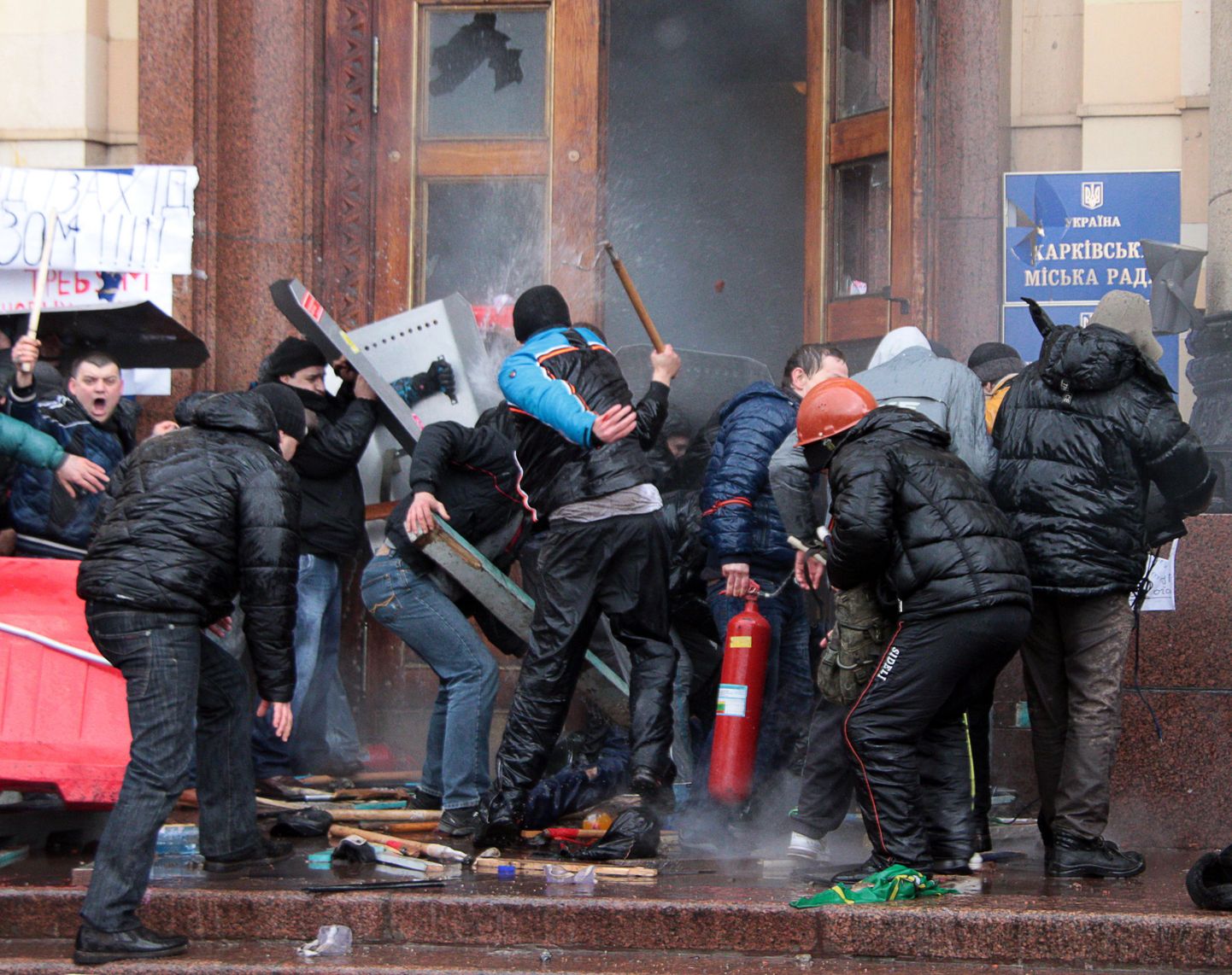 Столкновения в Харькове.