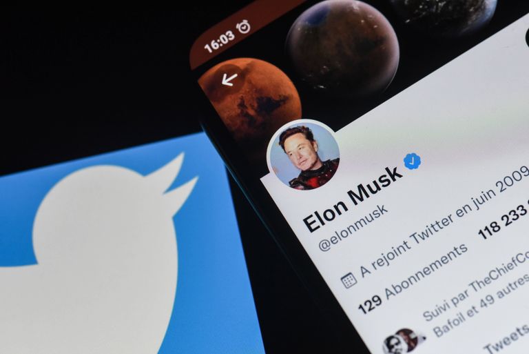 Elon Muski Twitteri konto.