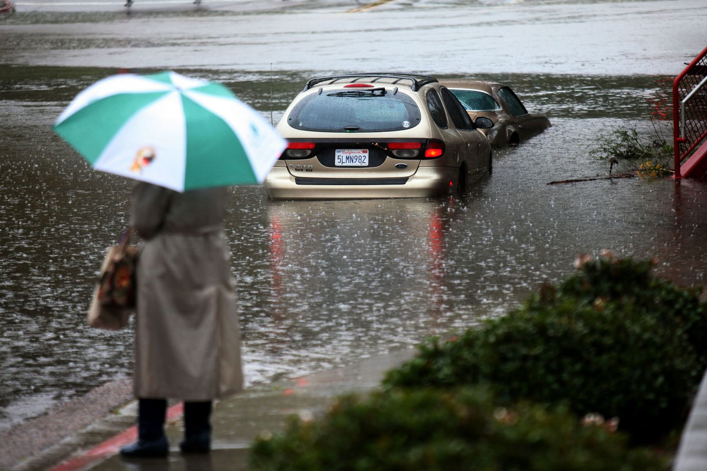 Üleujutus San Diegos.