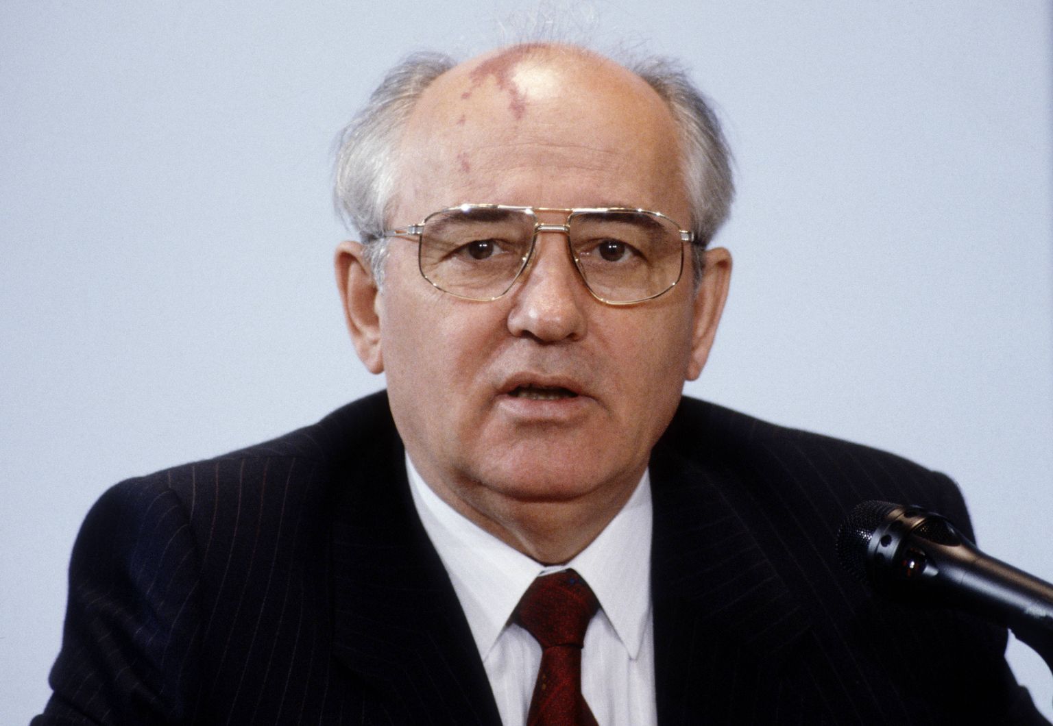 Михаил Горбачев во время Визита в Бонн в июне 1989 года.