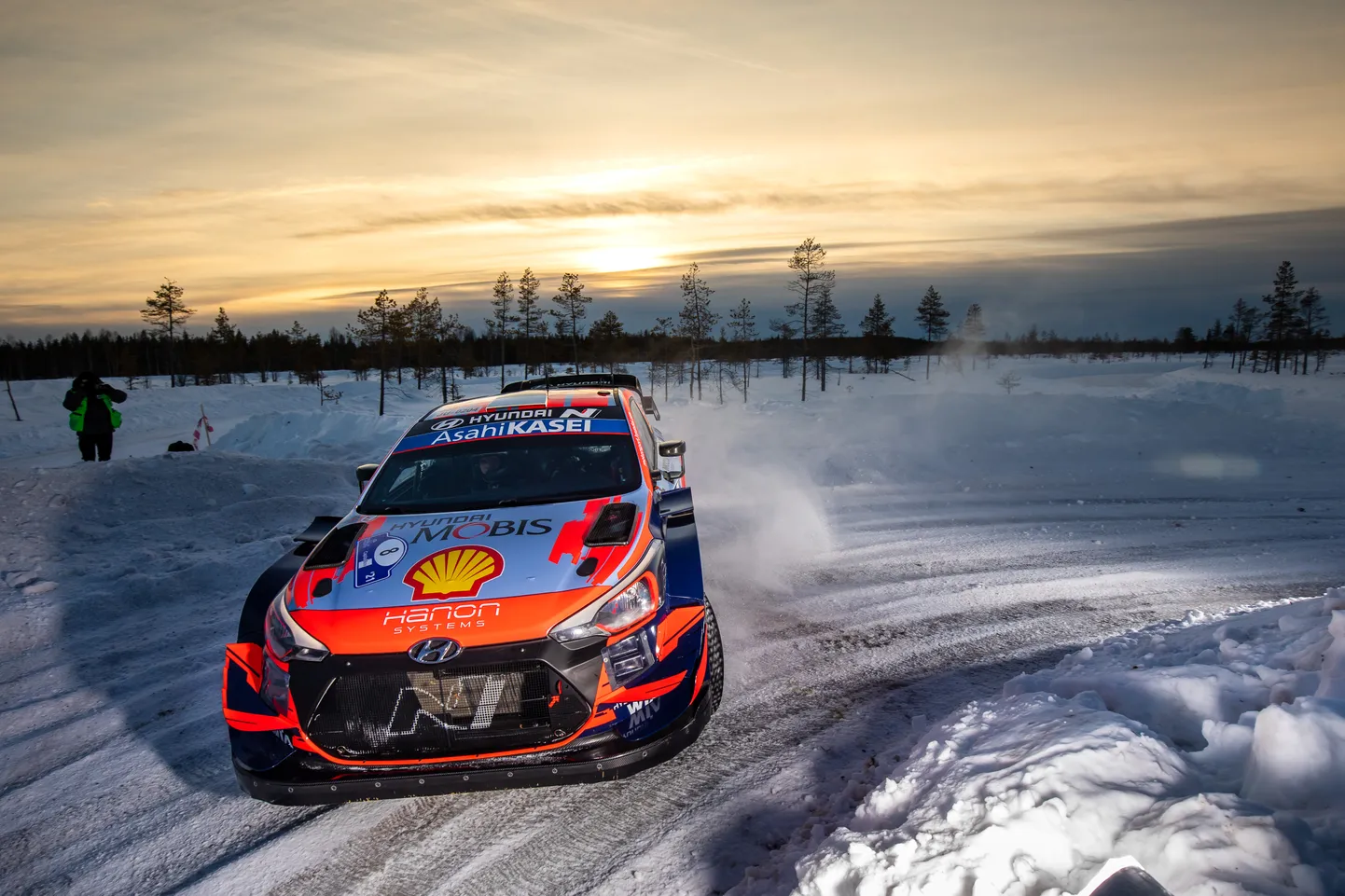 Ott Tänak ja Martin Järveoja Arctic Rallyl.