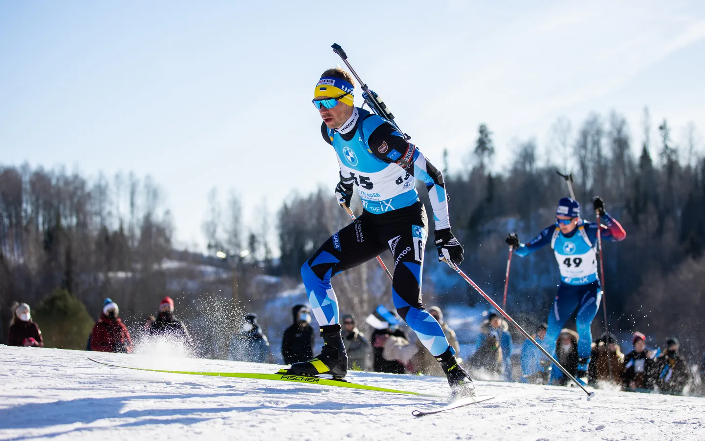 Raido Ränkel Otepää laskesuusatamise MK-etapil.