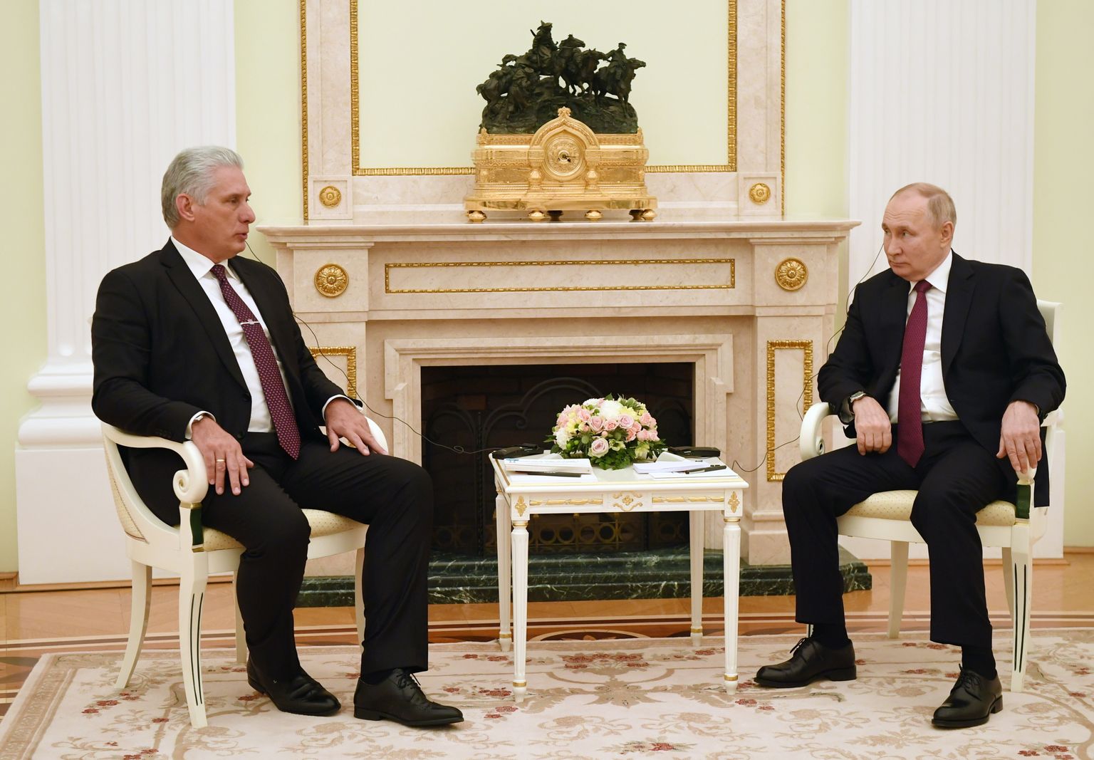 Kuuba president Miguel Diaz-Canel ja Venemaa president Vladimir Putin kohtusid 22. novembril 2022 Moskvas