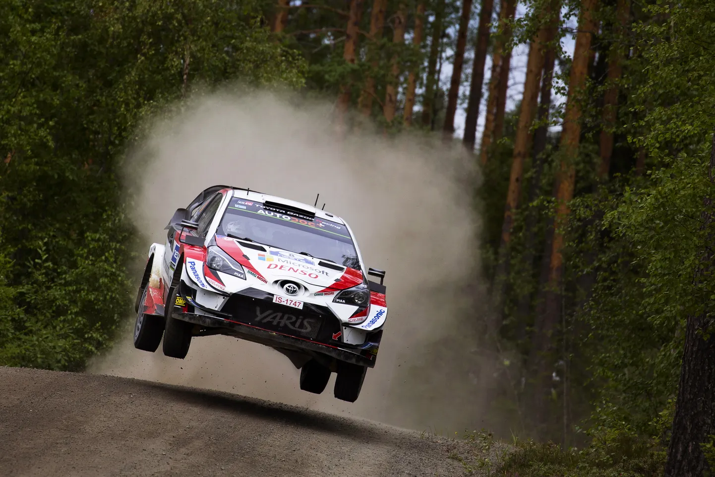 Ott Tänak Toyota Yaris WRC roolis.