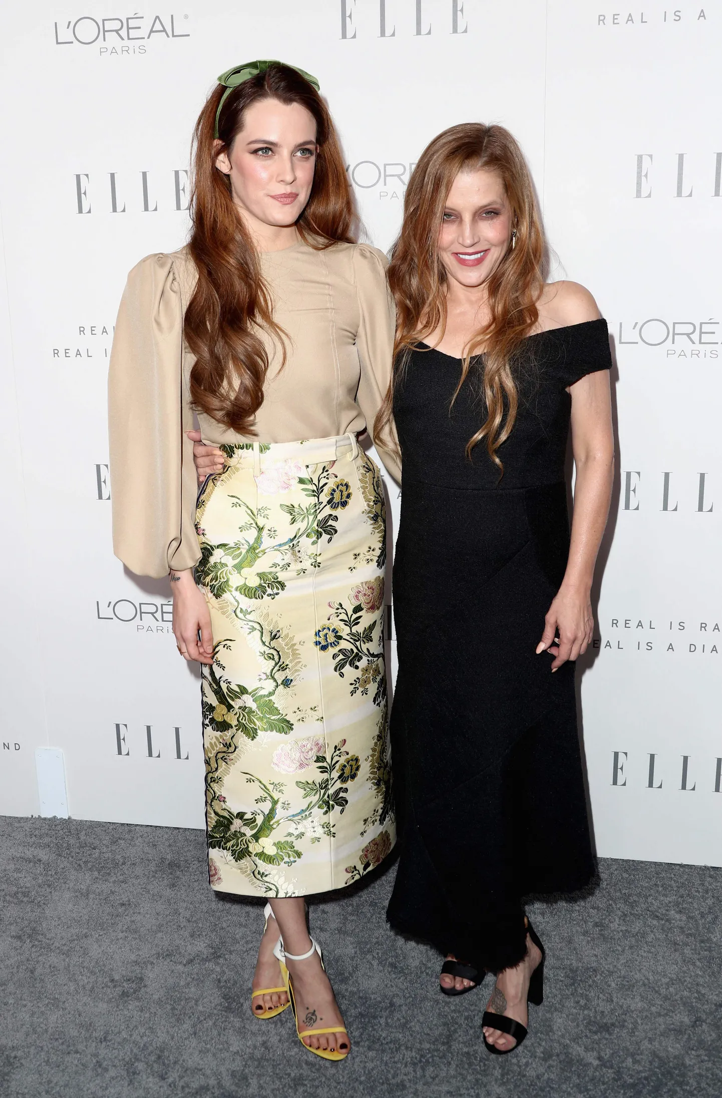 Riley Keough ja Lisa Marie Presley.