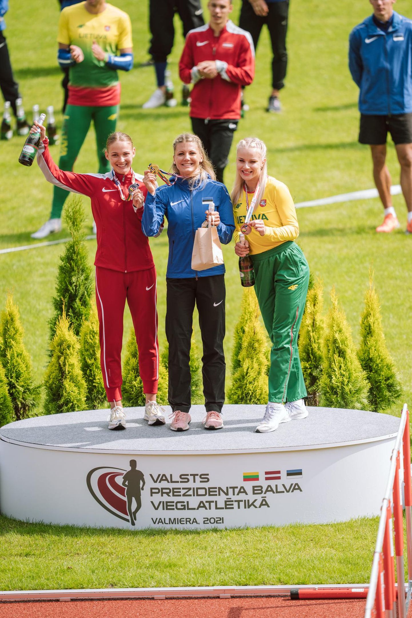 Marielle Kleemeier võitis Balti meistritiitli naiste 400 meetri tõkkejooksus.
