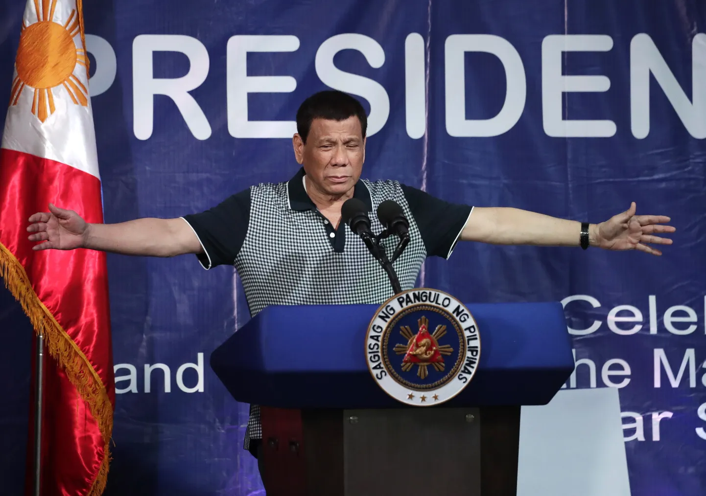 Filipiinide president Rodrigo Duterte.