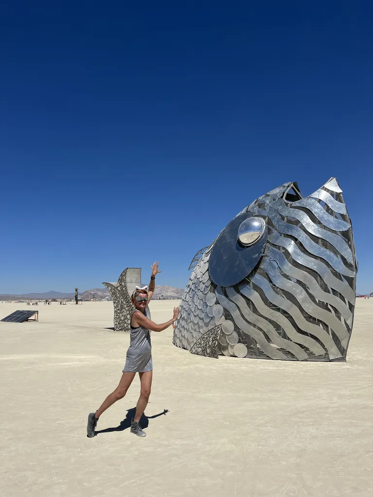 Ксения Камиказа на Burning Man