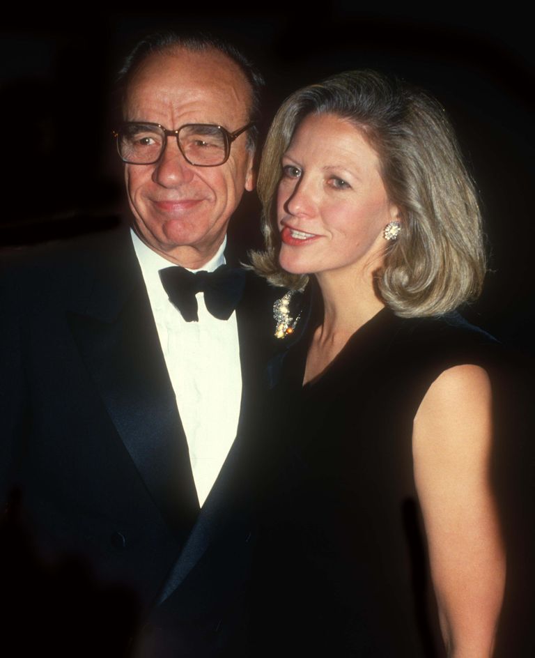 Rupert Murdoch and Anna Murdoch.