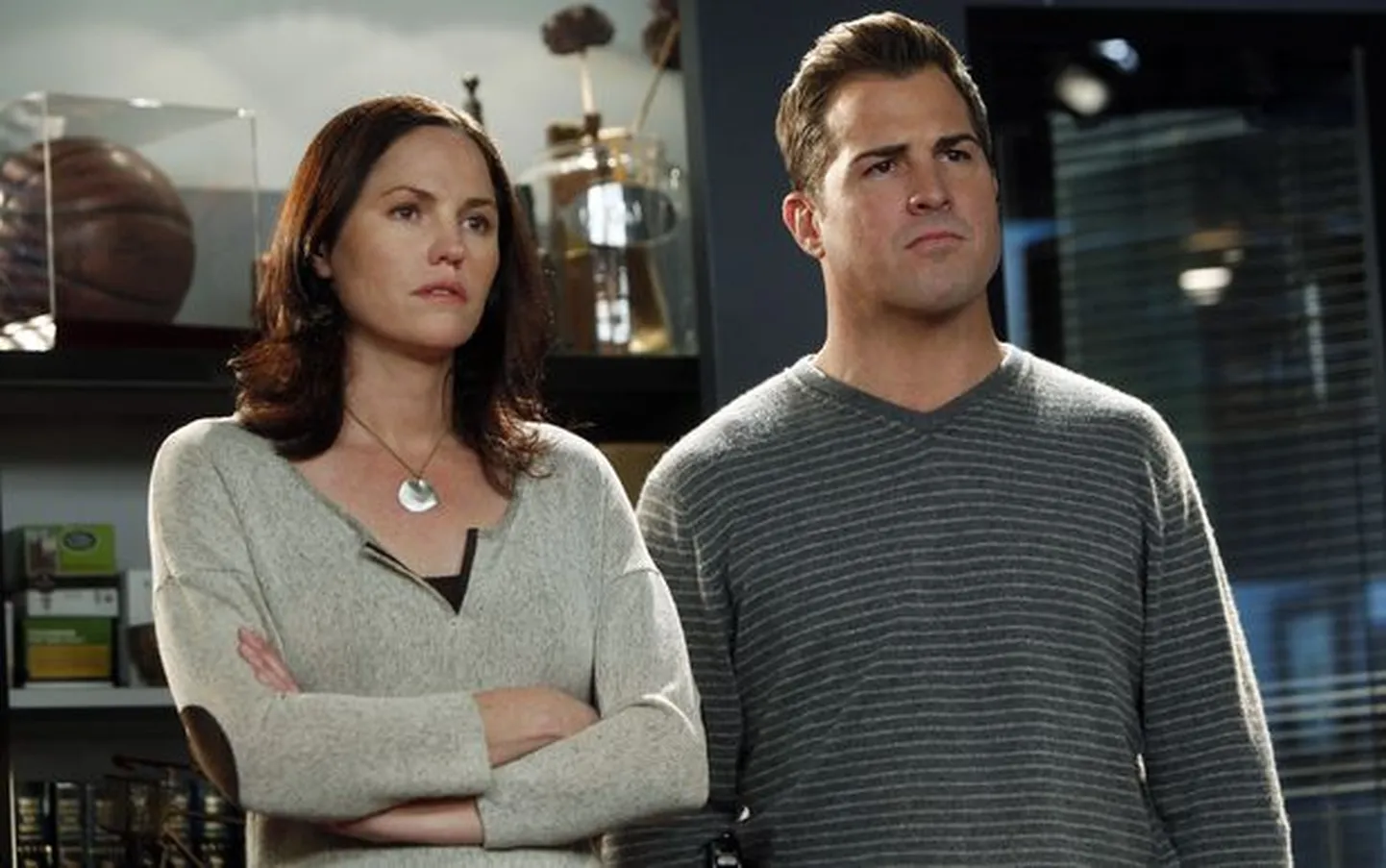 Jorja Fox ja George Eads