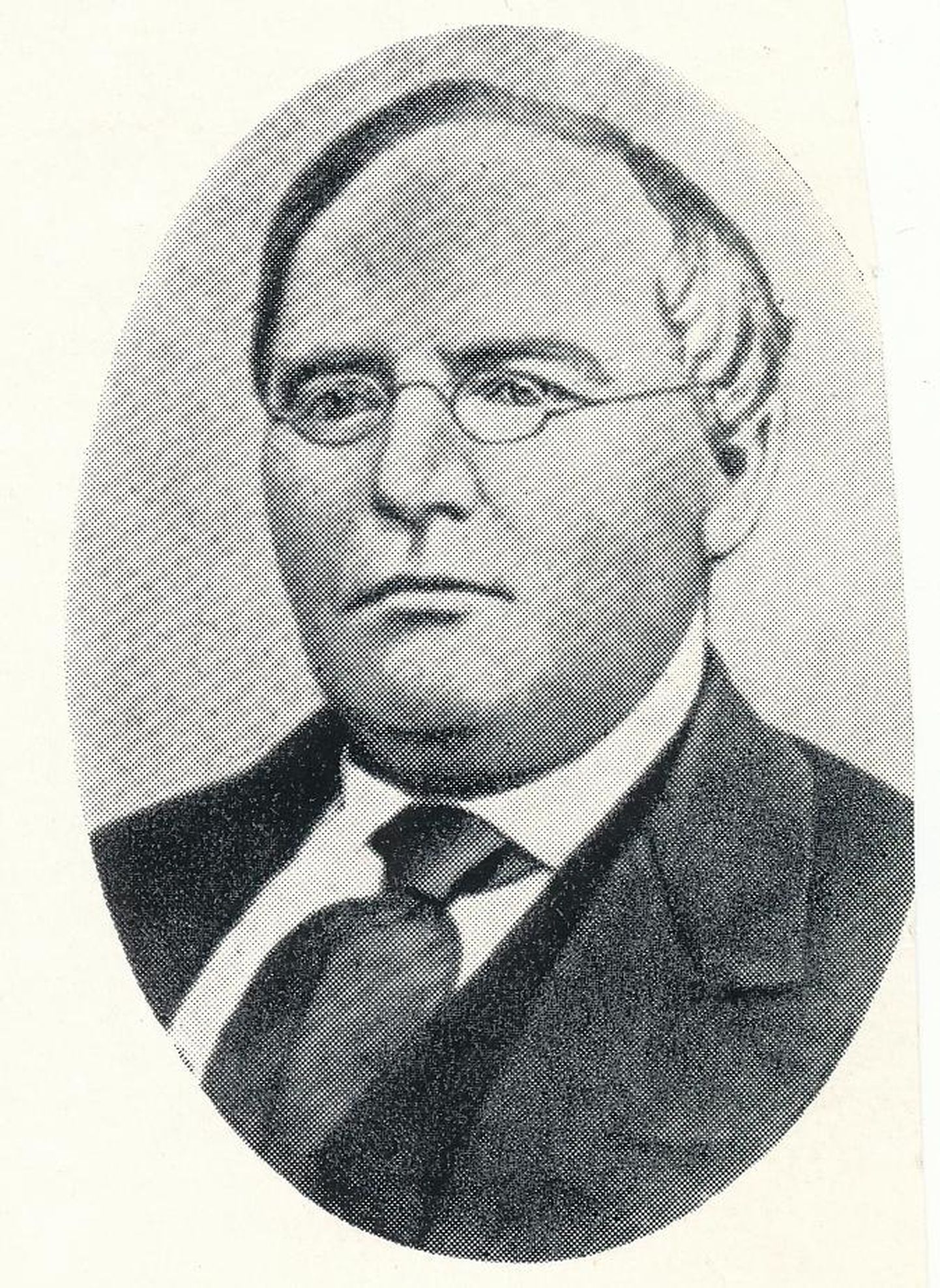Esimese üldlaulupeo juht ja Pärnu Postimehe asutaja Johann Voldemar Jannsen.