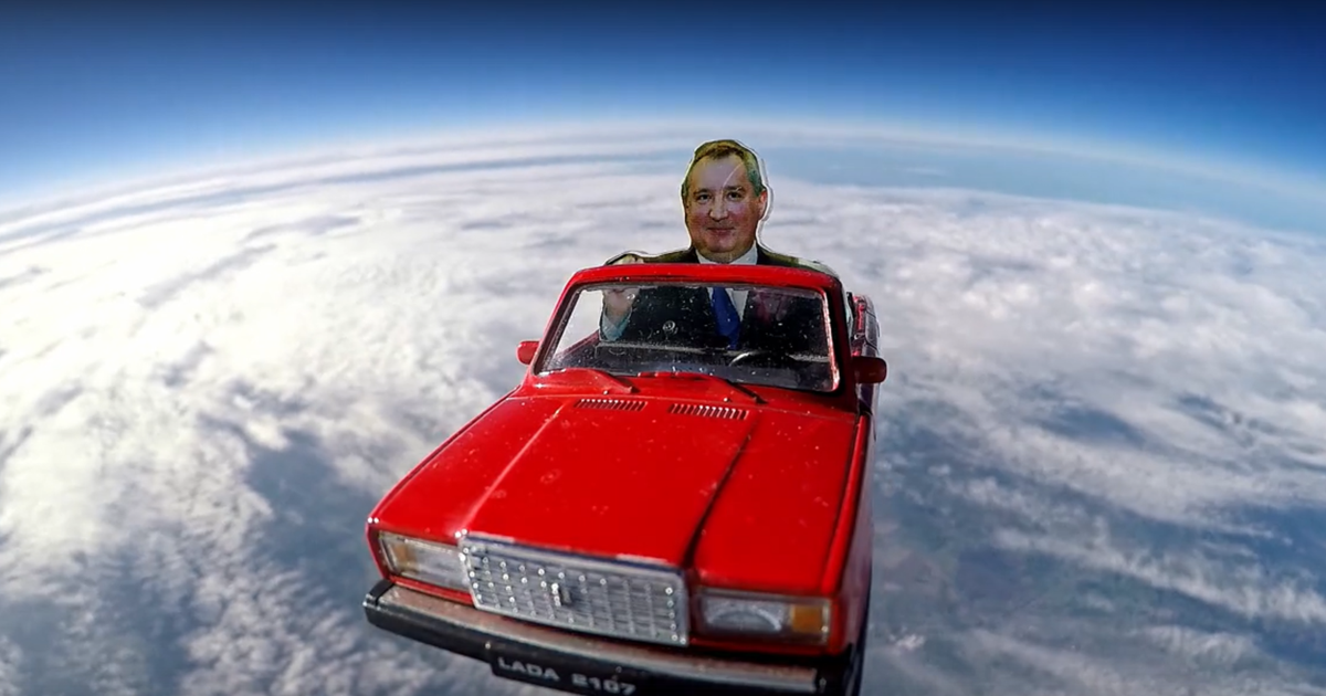 Elon Musk tõmba koomale: venelased saatsid stratosfääri Lada