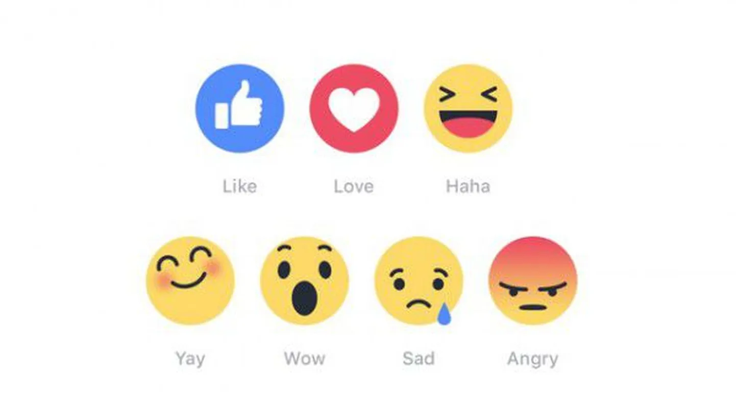Facebooki uued reaktsioonid