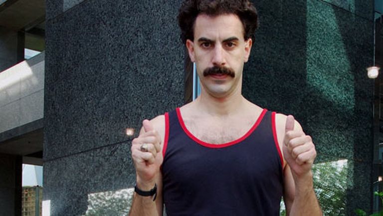 Saša Barons Koens kā Borats