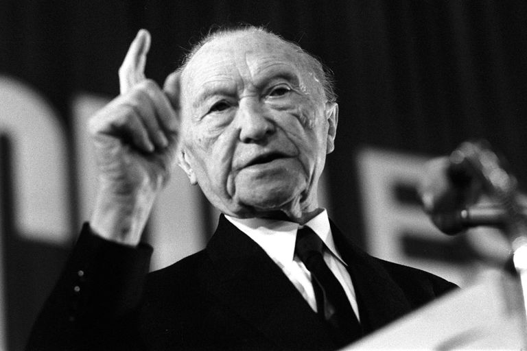 Konrad Adenauer.