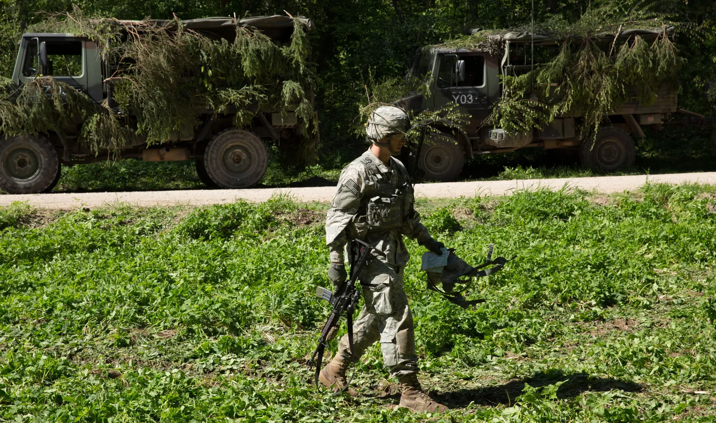 USA sõdur Kevadtormil.