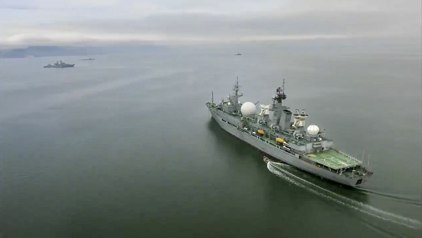 Vene merevägi õppusel Beringi merel.