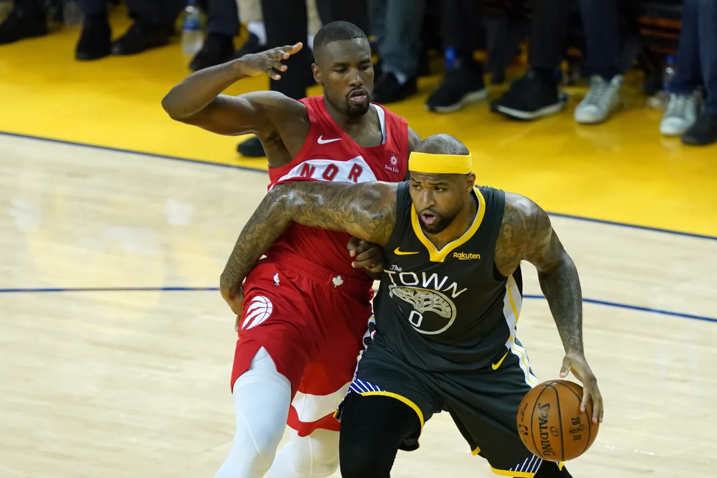 Serge Ibaka ja DeMarcus Cousins