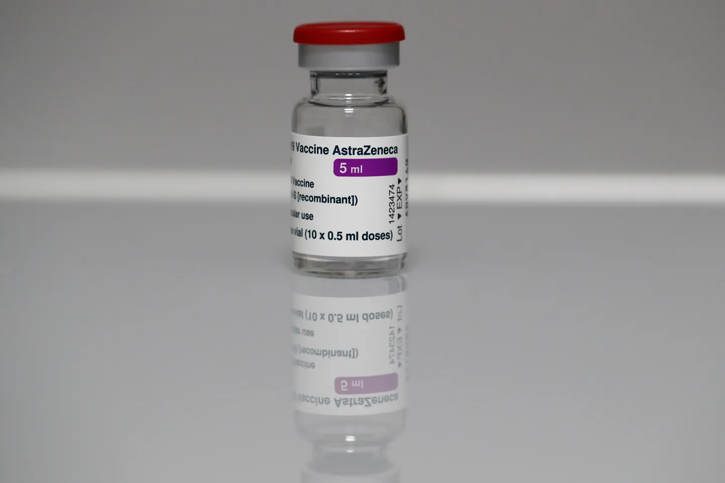 AstraZeneca COVID-19 vaktsiin Pariisi apteegis 19. märts 2021.