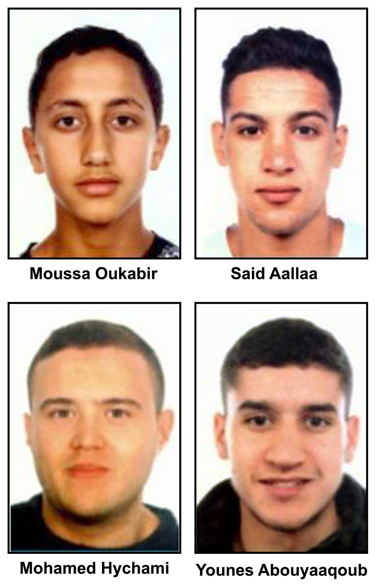 Neli terroristi.