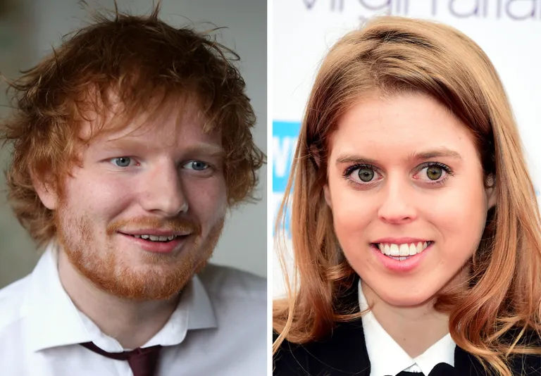 Ed Sheeran ja printsess Beatrice / Scanpix