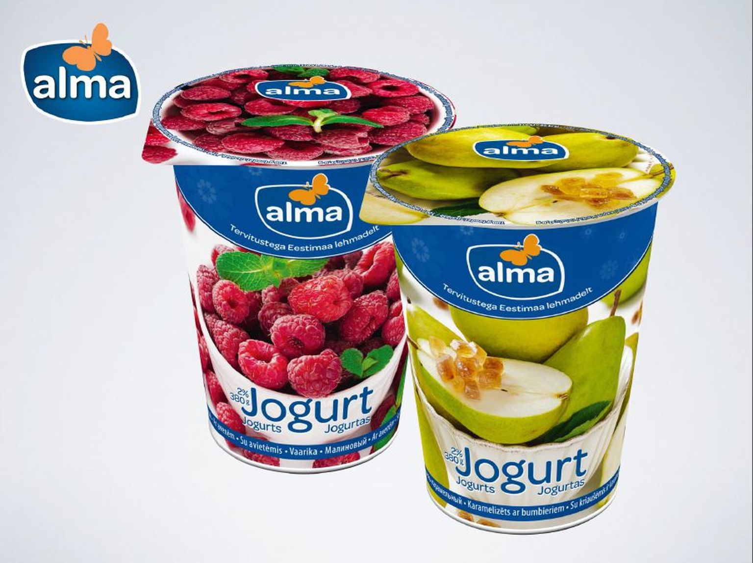 Alma uued jogurtid.