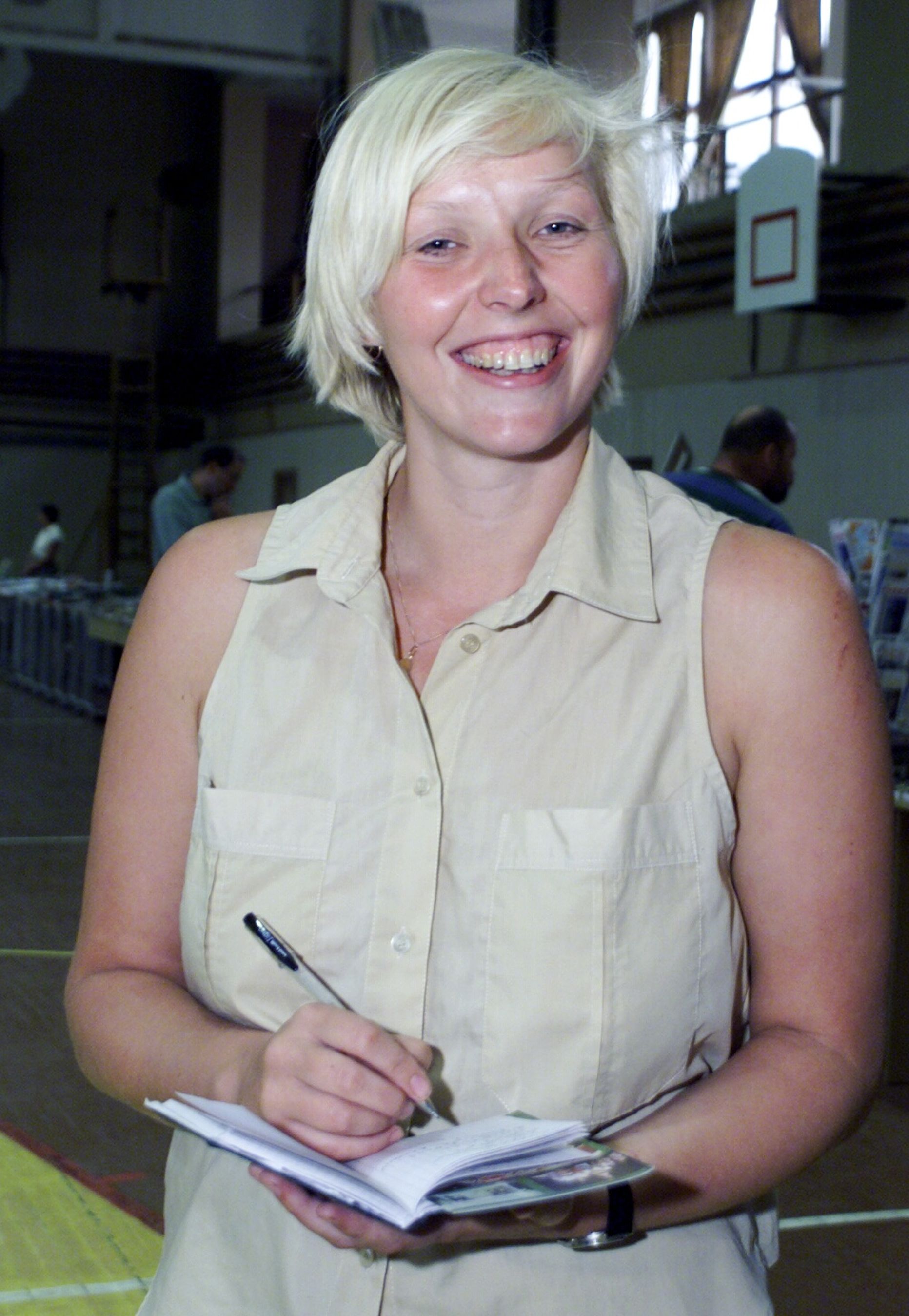 Noor ajakirjanik Piret Tali 2001. aastal.