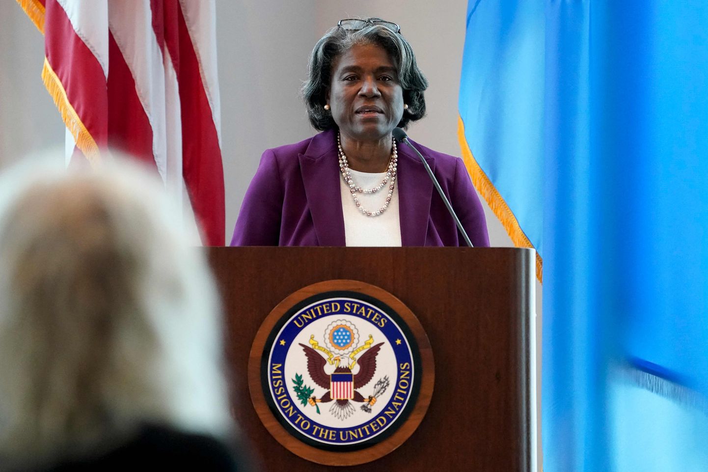 USA suursaadik ÜRO juures Linda Thomas-Greenfield.
