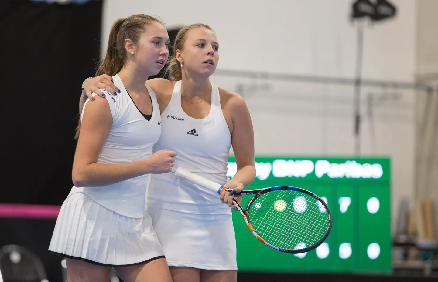 Maileen Nuudi ja Anett Kontaveit.