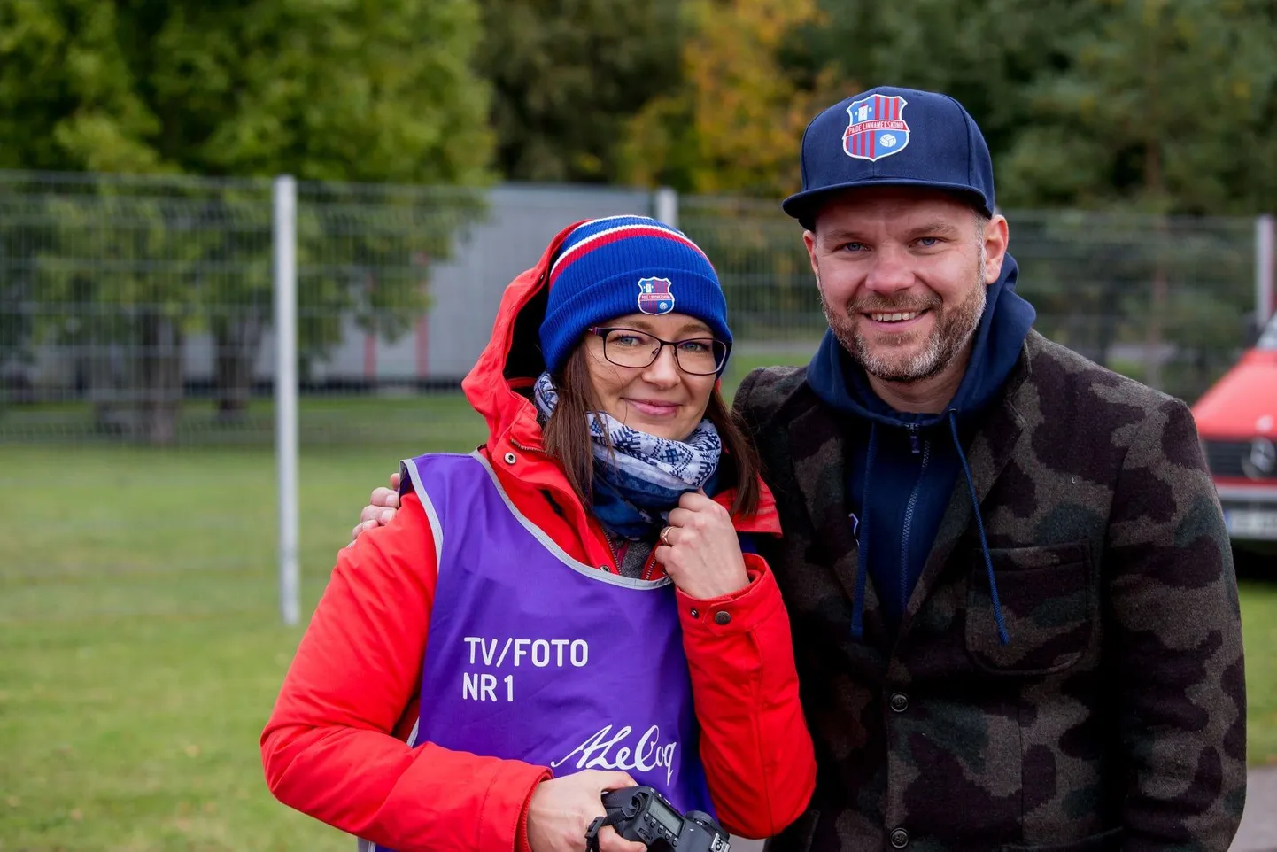 Paide linnameeskonna president Veiko Veskimäe ja endine kogukonnajuht Maarja Trauss.