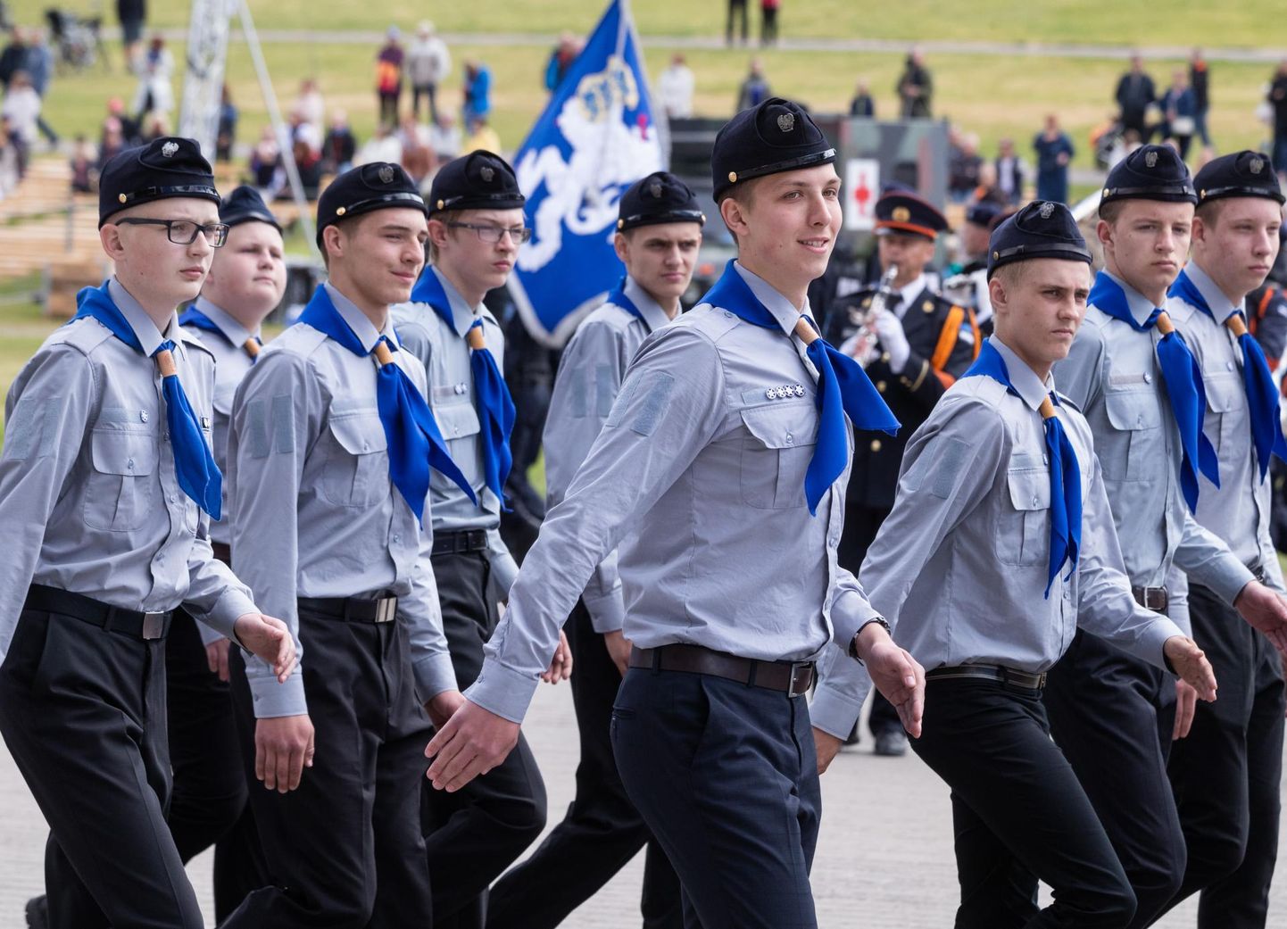 Võidupüha paraad Tallinna lauluväljakul.
