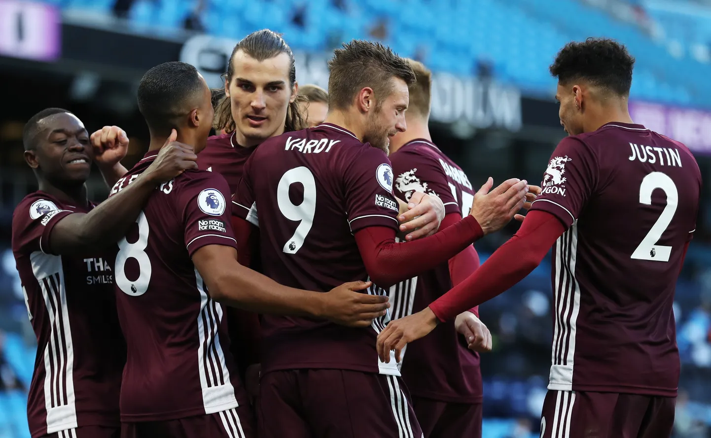 Kohtumise sangariks kerkis ründetuus Jamie Vardy, kes lahkus Etihad Stadiumilt mängupalliga.