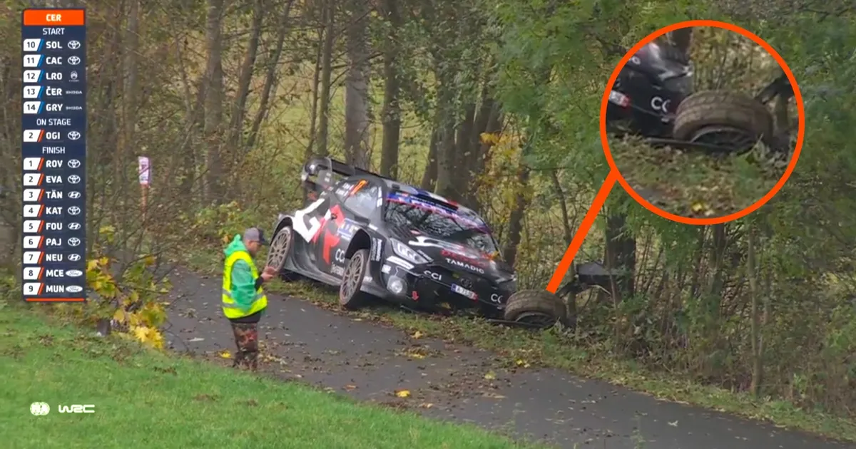 VIDEO ⟩ «See pole võimalik!» Ogier põrutas puusse ja katkestas Kesk-Euroopa ralli
