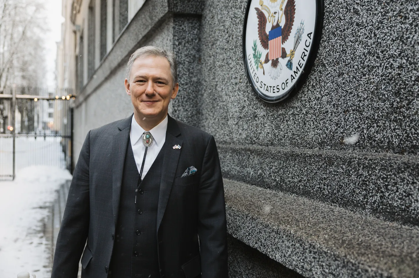 Посол Джордж П. Кент сказал, что наслаждался временем, проведенным в Эстонии, и надеется еще спеть на Певческом празднике.