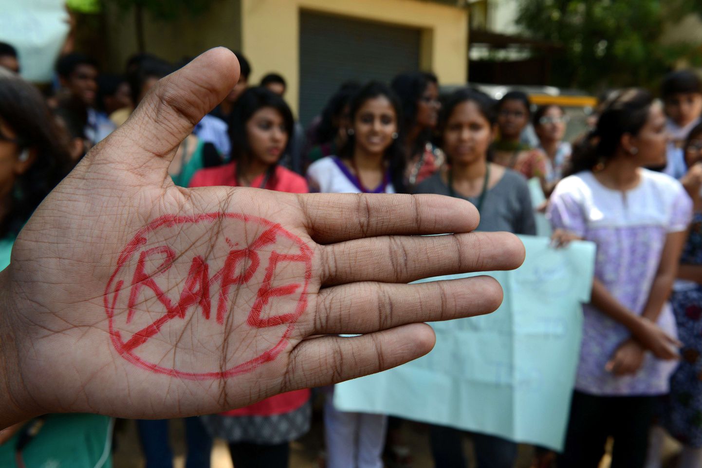 India tudengite möödunudaastane vägistamisvastane protest.