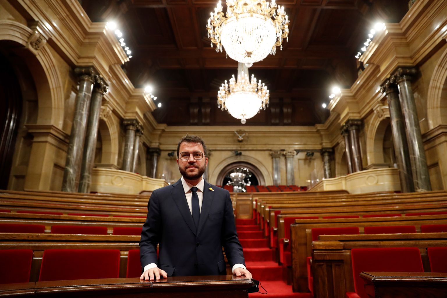 Kataloonia uueks presidendiks valitud Pere Aragonès.