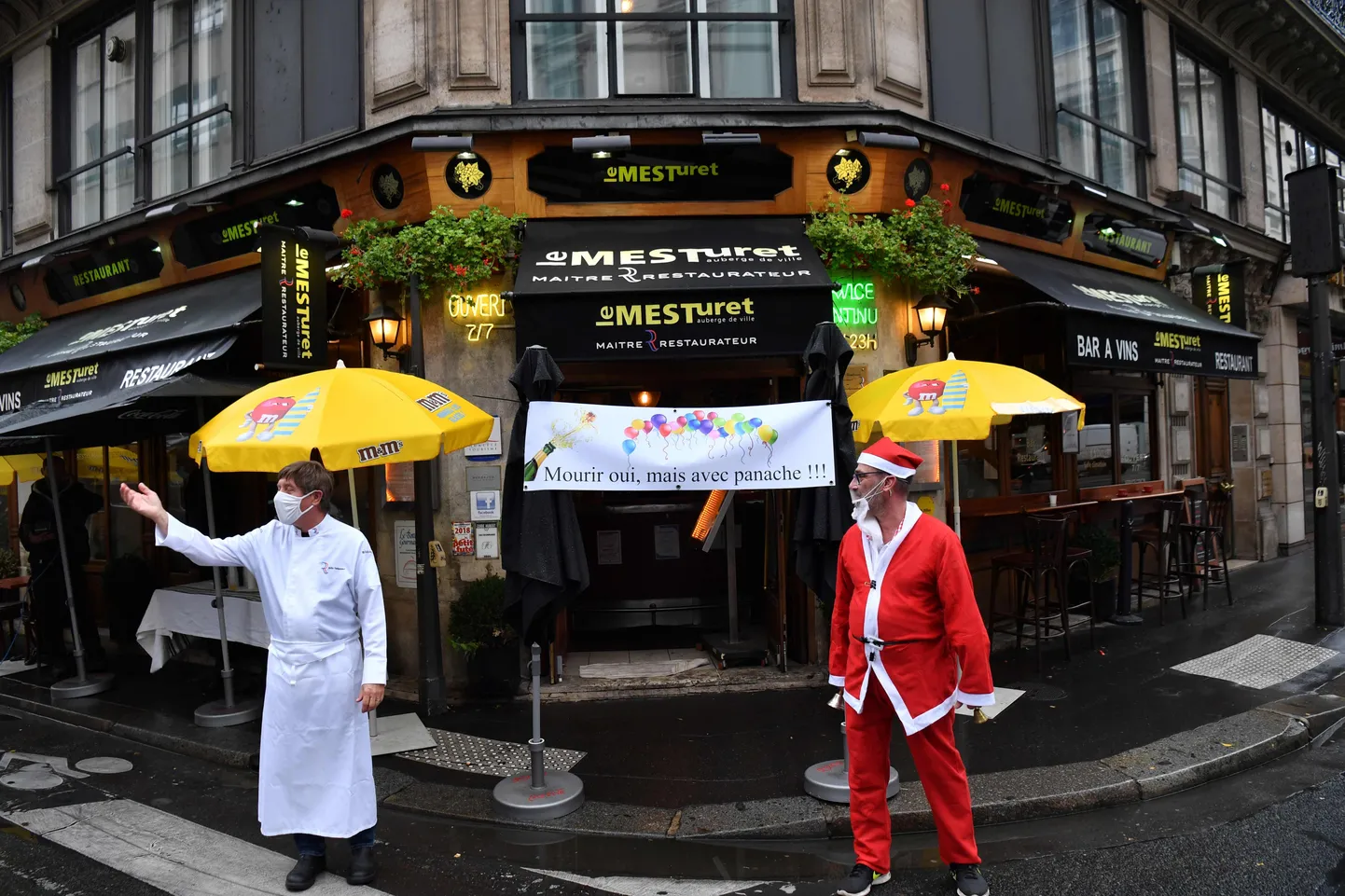 Restoran Le Mesturet Pariisis.