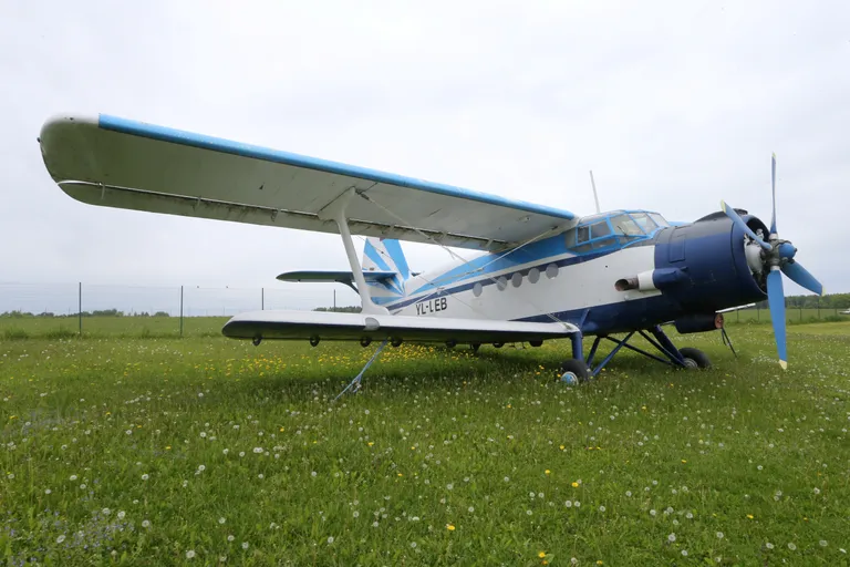 Lennuk Antonov An-2 Tartu lennundusmuuseumis. Illustreeriv pilt, mis on tehtud 31. mail 2021