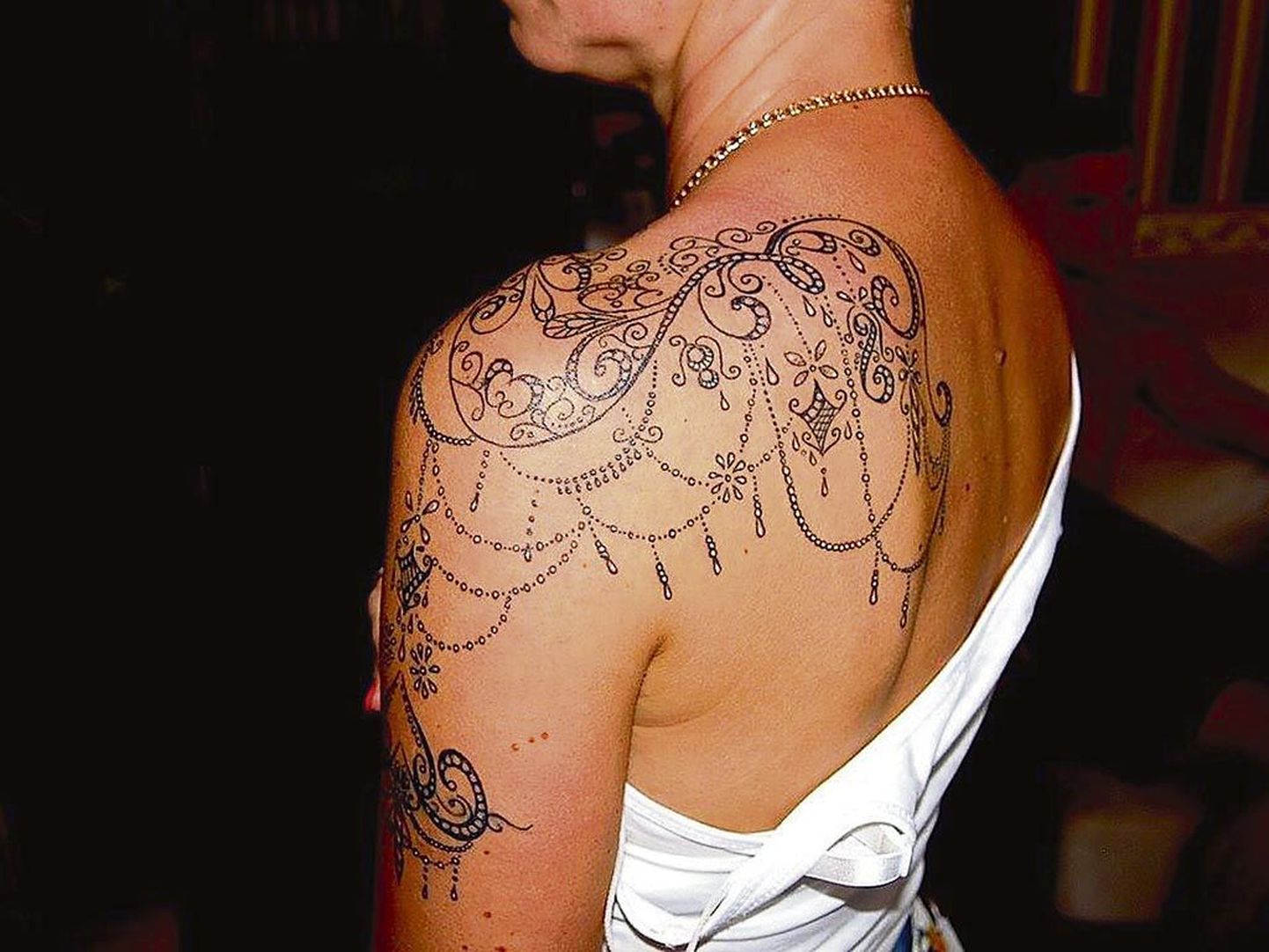 Dekoratiivne õlakaunistus on viimasel ajal tattoo tellijate üks lemmikuid.