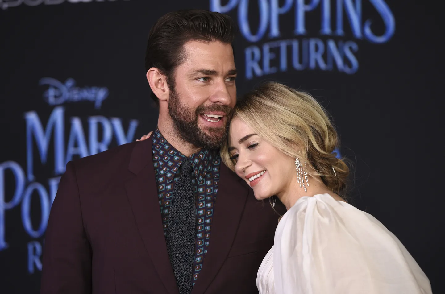 Emily Blunt ja John Krasinski «Mary Poppins tuleb tagasi» esilinastusel Los Angeleses