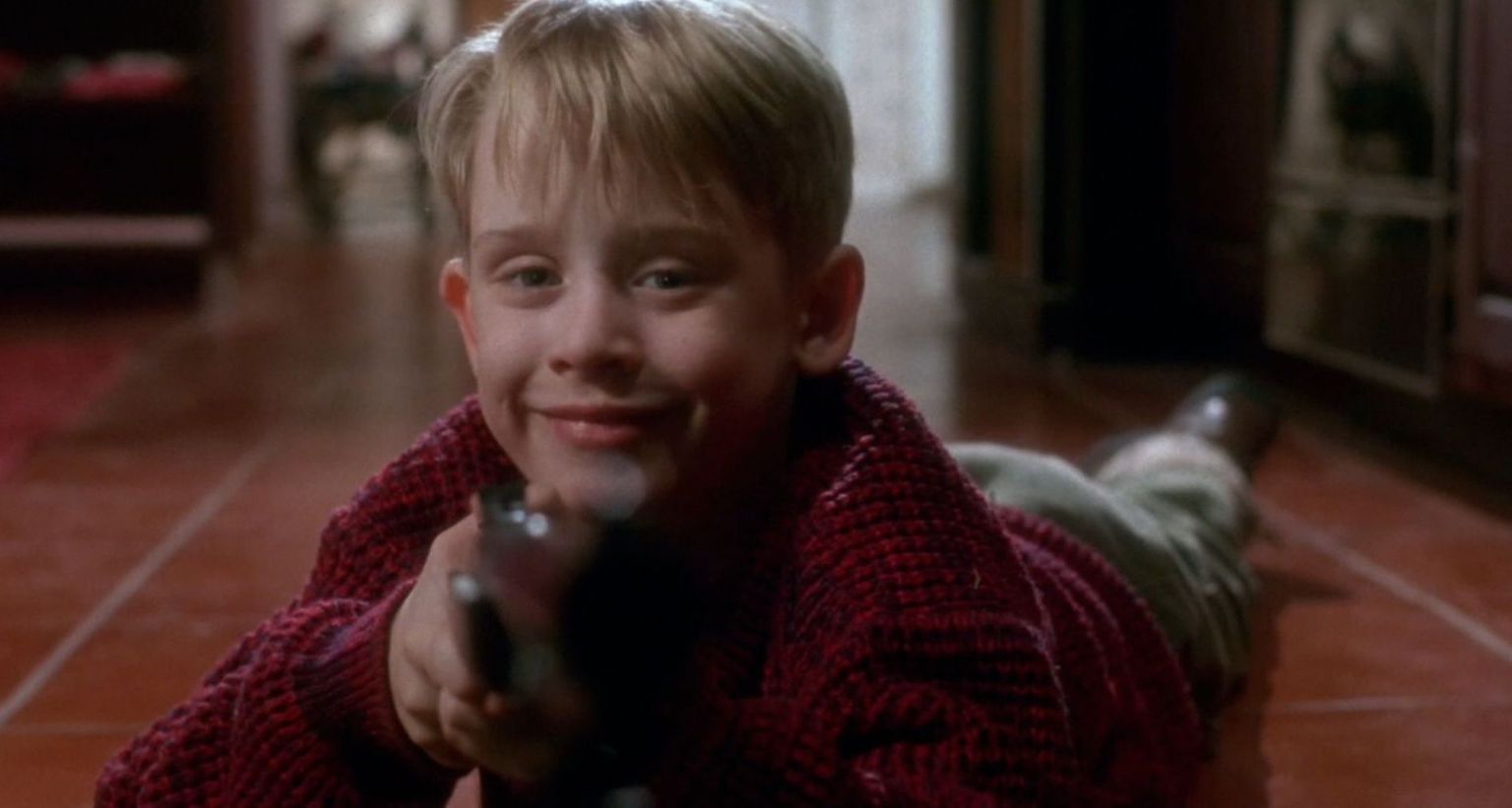 Macaulay Culkin 1990. aasta filmis «Üksinda kodus»