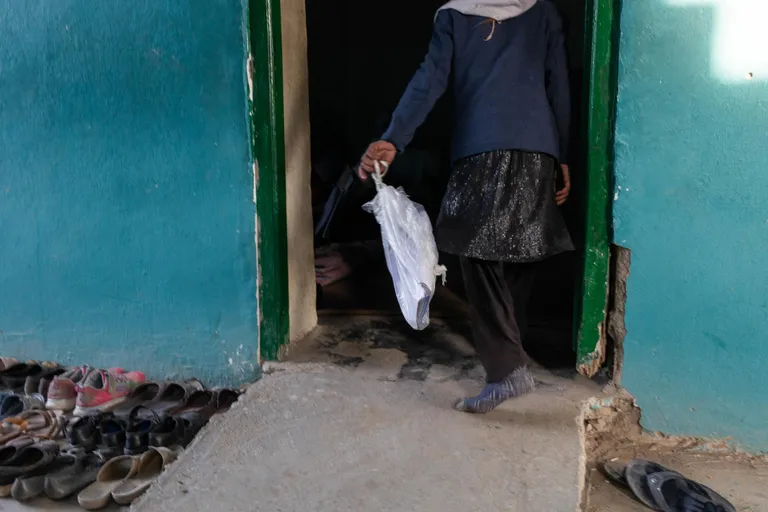 Poverty that has followed in the wake of the Taliban is also affecting girls’ school attendance.