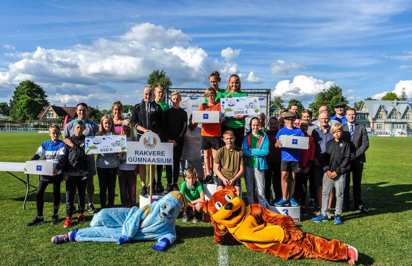Kesklinna kool võitis oma grupis TV 10 olümpiastargi Rakvere gümnaasiumi ja Jakobsoni kooli ees.