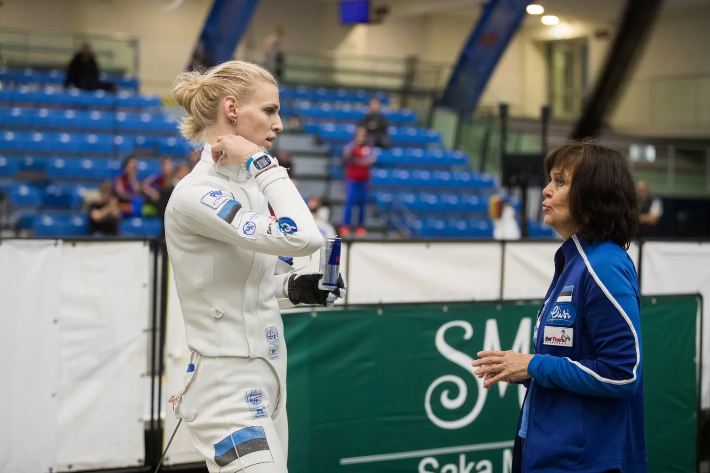 Helen Nelis-Naukas 2018. aastal Katrina Lehist juhendamas.