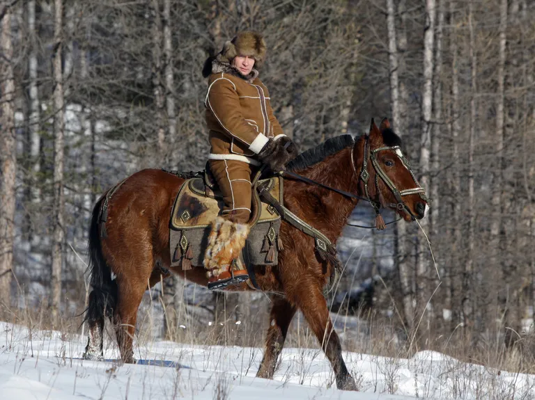 Vladimir Putin 2010. aasta veebruaris Siberis Hakassias