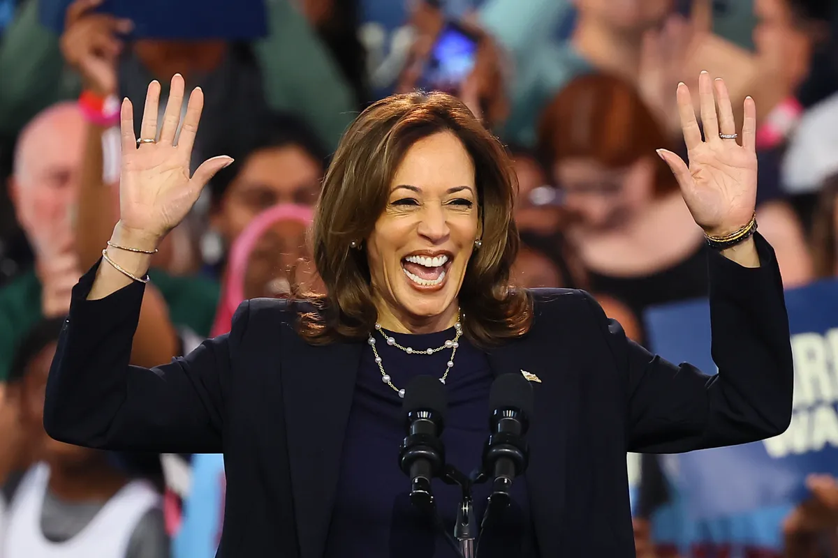 Kamala Harris kogub raha 9000 dollarit minutis.