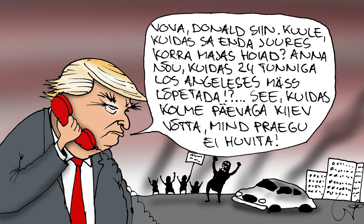 Urmas Nemvalts joonistab.